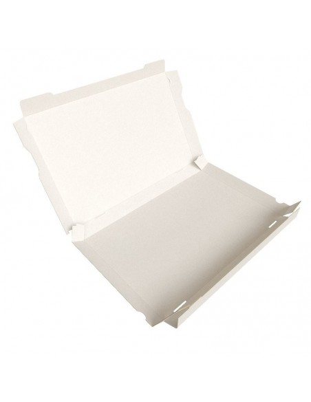 Plateau traiteur boite pizza carton blanc, format XXL pour réception  Couleur Extérieure Kraft Blanc Emballage Décoré Non Couleur Intérieure  Kraft Blanc Matière Carton Colisage 50 Indice de résistance 3 Taille (L x l  x